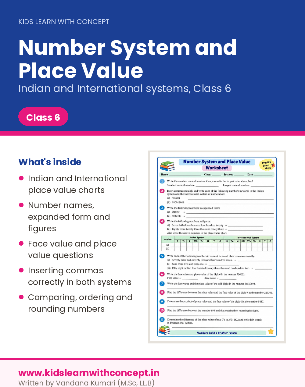 Number System and Place Value - Class 6